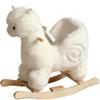 Baby Rocking Horse, Plush Alpaca Rocking Horse with Music view 1