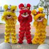 12 in Lion Dance Mascot Costume Chinese Traditional Dragon And Lion Dance for Height 130-180cm, Various Festivals, Carnivals, New Year's Day(Red,Small style) view 3