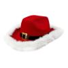 Alvivi Kids Western Santa Hat with Real Jingle Bells Adjustable Chin Strap for Secure Fit Fun Christmas Party Hat Red One Size view 2