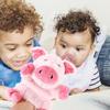 Abaodam Movable Mouth Pig Hand Puppet Plush Cartoon Animal for Storytelling and Role Play Soft Skin-Friendly Plush Lightweight Portable Interactive Gift for Fun view 4