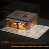 1:64 Diorama Japanese Building Garage, LED Parking Lot Scene Display Case view 4