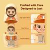Soview Personalized Photo Nesting Dolls Family Custom Portrait Russian Nesting Doll Set Customize Matryoshka Dolls Gift for Christmas Famliy Couple Unique Home Desk Decor (Personalized Doll) view 3