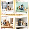 Soview Personalized Photo Nesting Dolls Family Custom Portrait Russian Nesting Doll Set Customize Matryoshka Dolls Gift for Christmas Famliy Couple Unique Home Desk Decor (Personalized Doll) view 4