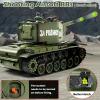 Supdex 1/18 Soviet Union KV2 RC Tank, 2.4G Army Model Toy with Smoke, Sound and Lights, 165ft Remote Control, All-Terrain Indoor Outdoor Toy for Kids & Adults view 2