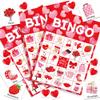 Fairooth 32 Players Valentines Day Bingo Cards for Kids Adults Valentine Party Game Cards Valentines Bingo Game Crafts for School Classroom Family Games Large Group Activity Valentine Party Supplies view 1