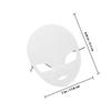 Abaodam 2pcs DIY Unpainted White Blank Fox Face Masks for Painting Lightweight PVC Full Face Masquerade Masks for Halloween Party Costume Craft and Cosplay Random Color view 2