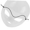 Abaodam 2pcs DIY Unpainted White Blank Fox Face Masks for Painting Lightweight PVC Full Face Masquerade Masks for Halloween Party Costume Craft and Cosplay Random Color view 3