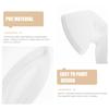 Abaodam 4pcs White Animal Themed DIY Blank Masks for Painting Smooth PVC Fox and Rabbit Face Masks for Masquerade Parties Costume Accessory for Creative view 3