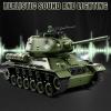 Supdex 1/18 Soviet Union T34 RC Tank, 2.4G Metal Track Army Model Toy with Smoke, Sound and Lights, 165ft Remote Control, All-Terrain Indoor Outdoor Toy for Kids & Adults view 4