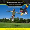 Rocket Launcher Model Rocket Kit, Ultra-High Flying Outdoor Toys, Black + Deformable RC Tank Car with Drift, Hand Gesture Control Dual-Mode, Lights, Spray & Music, 2.4GHz, Fighting Bullets, Kids 8-12 view 2