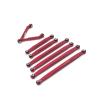 for Axial for SCX24 90081 for Mini 4WD Metal All Car Pull Rod Rc for Climbing Parts Accessories and Upgrades Replacement and Repair RC Car DIY Parts(Red) view 2