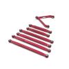for Axial for SCX24 90081 for Mini 4WD Metal All Car Pull Rod Rc for Climbing Parts Accessories and Upgrades Replacement and Repair RC Car DIY Parts(Red) view 3