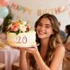 10-Piece Rose Gold Number Cake Topper Rose Gold Mirror Acrylic Number Cake Side Decoration 0-9 DIY cake decor suitable for Birthday Parties Anniversaries and Various Events view 3