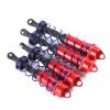 1/8 RC Car Shock Absorber Set | Aluminum Alloy Front 120mm & Rear 140mm Dampers | Metal Shock Absorbers for Off - Road/Racing/Crawler RC Cars | High - Performance Spare Parts (Red) view 1