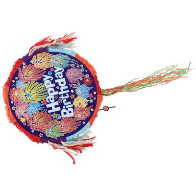 Angoily Round Pinata for Birthday Party Decoration and Candy Stuffers Fiesta Prop for Carnival Celebration Unique Ornament for Adults