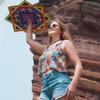 AMAZEABLES Star Air Flow Star, Spinning Cloth Flowstar, Dapo Star, Perfect for Juggling and Flow Arts, Portable and Durable (Neon Maze) view 3