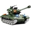 Supdex 1:18 RC Tank That Shoot BBS, 2.4G Metal US M26 Pershing Remote Control Model Toys, Army Tank Toy with Smoke, Lights, Sound and Recoil,Military RC Vehicle for Adults and Kids 6+Year Old view 1