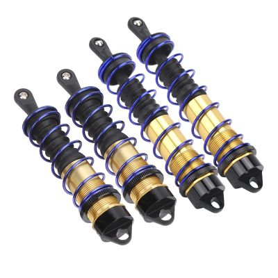 1/8 RC Car Shock Absorber Set | Aluminum Alloy Front 120mm & Rear 140mm Dampers | Metal Shock Absorbers for Off - Road/Racing/Crawler RC Cars | High - Performance Spare Parts (Gold)