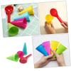 Abaodam Beach Sand Ice Cream Cone Sand Molds for Creative Play Lightweight Plastic Birthday Gift for Boys Seaside Sandbox view 4