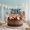18th Happy Birthday Cake Topper Black Glitter 18th Cake Decorations for Boys Girls Personalized cake Topper Birthday Party Supplies view 2