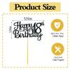 18th Happy Birthday Cake Topper Black Glitter 18th Cake Decorations for Boys Girls Personalized cake Topper Birthday Party Supplies view 4