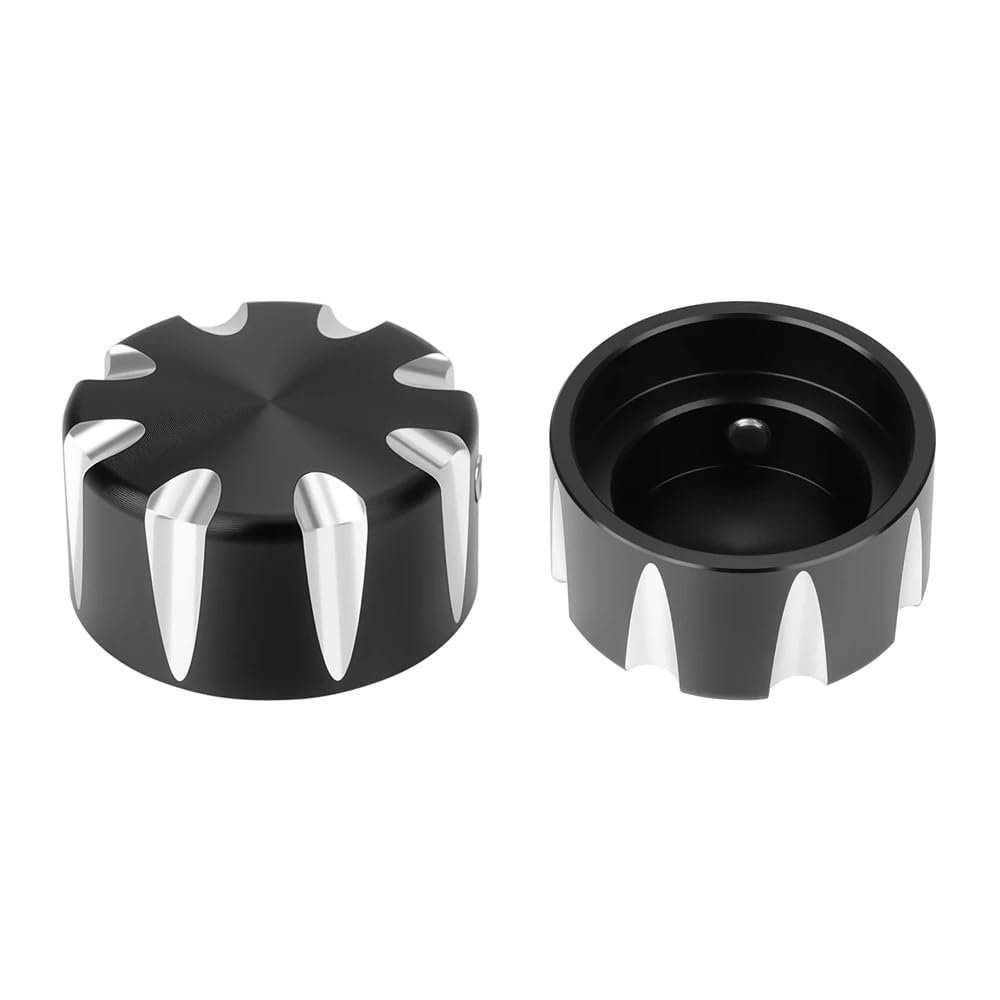 4Pcs Lower & Upper Shock Mounting Caps Aluminum Shock Mount Suspension Strut Nuts Dust Covers for Indian Scout Bobber 2018-2023