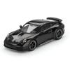 1:64 Diecast Model Car Compatible with Porsche 911 Dakar Black Limited Edition by Mini GT MGT00958 view 2