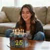 10-Piece Acrylic Number Cake Decor Set - 0-9 Gold Number DIY Cake Toppers - Personalized Decor for Birthday Parties, Anniversaries, and Various Events view 2