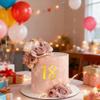 10-Piece Acrylic Number Cake Decor Set - 0-9 Gold Number DIY Cake Toppers - Personalized Decor for Birthday Parties, Anniversaries, and Various Events view 3