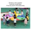 Ylwxzenith oor Pounding Game Set, Interac Parachute Game, Round S with 9 Holes, 4 Inflatable Rods and Umbrella Parachute for Kindergarten Parent Activities, view 3