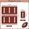 100 Pack Football Napkins Party Supplies - Rectangle Rugby Pattern Napkin Bulk, 3-Ply Brown Disposable Paper Hand Towels Napkins Set for Football Game Day Tailgate Party Favors Table Decorations view 4