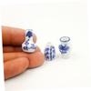 Yardwe 3Pcs Miniature Ceramic Flower Containers for Dollhouse Decor Smooth Surface Miniature Accessories Chic Tiny Flower Pots for DIY Mini Modeling and Desktop Display view 3