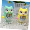 Abaodam 6pcs Wind-up Owl for Clockwork Jumping Playthings Safe Smooth Edges Fun Party Random Color view 3
