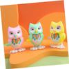 Abaodam 6pcs Wind-up Owl for Clockwork Jumping Playthings Safe Smooth Edges Fun Party Random Color view 4