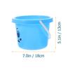 Abaodam 5Pcs Sand Buckets Portable Small Beach Pails with Comfortable Handles Material for Outdoor Sand Play and Water Fun view 2