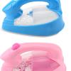 Jauarta 1Pc Mini Electric Iron Plastic Pink Kids Children Baby Girl Home Appliances Toy view 3