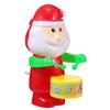 GALPADA 3pcs Wind Up Santa Claus Drumming Playthings Fun Christmas Random Colors Random Color view 1