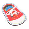 Aqur2020 Wooden Shoelace Tying Practice Toy, Educational Lacing and Threading Toy for Preschoolers, Fine Motor Skills Development view 4