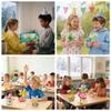 24 Pack Valentine's Day Gifts with Cards for Kids Party Favors  3-in-1 STEM Flower & Plant Building Sets (72 Models), Classroom Exchange & Non-Candy Goody Bag Fillers for Boys & Girls Ages 6+ view 4