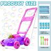 BLmukce Bubble Lawn Mower for Kids Toddler 1-3 Years Old, Outdoor Play Bubble Blower Toy for Girl Boy Baby, Easter Birthday Gift for 1 2 Year Old Kids, Automatic Bubble Machine Toys for Garden Yard view 2