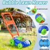 BLmukce Bubble Lawn Mower for Kids Toddler 1-3 Years Old, Outdoor Play Bubble Blower Toy for Girl Boy Baby, Easter Birthday Gift for 1 2 Year Old Kids, Automatic Bubble Machine Toys for Garden Yard view 3