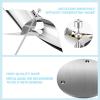 2 PCS Reflective Wind Powered Scare Devices, Stainless Steel Rotate Pinwheel, Quiet Bird Scare Devices for All Weather Use, Ideal for Gardens and Yards view 4