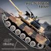 Supdex 1:18 RC Tank That Shoot BBS, 2.4G Metal German Leopard II Remote Control Model Toys, Army Tank Toy with Smoke, Lights, Sound and Recoil,Military RC Vehicle for Adults and Kids 6+Year Old view 4