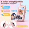 Video Walkie Talkies for Kids, 2 Pack Facetime Walkie Talkies with HD Camera & Voice Changer for Boys Girls for Family Games, Indoor, Outside, Hiking Christmas Birthday Toys Gift Ages 3-12 (Pink) view 4