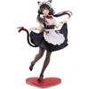 MABAIUDE Kurumi Tokisaki Figure Anime Date Figurine Statue Cat Ear Maid Kurumi Tokisaki Action Figure Model Desktop Decor Gifts 7.08'' view 1