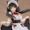 MABAIUDE Kurumi Tokisaki Figure Anime Date Figurine Statue Cat Ear Maid Kurumi Tokisaki Action Figure Model Desktop Decor Gifts 7.08'' view 2