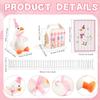 38 Pcs One Silly Goose 1st Birthday Decoration 18 Soft Goose Stuffed Animal with Birthday Party Hats Ribbon Bow 18 Boxes 1 Wood Table Decor and 1 Plastic Fences for Adopt a Animal Party Favors view 2