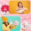 38 Pcs One Silly Goose 1st Birthday Decoration 18 Soft Goose Stuffed Animal with Birthday Party Hats Ribbon Bow 18 Boxes 1 Wood Table Decor and 1 Plastic Fences for Adopt a Animal Party Favors view 4