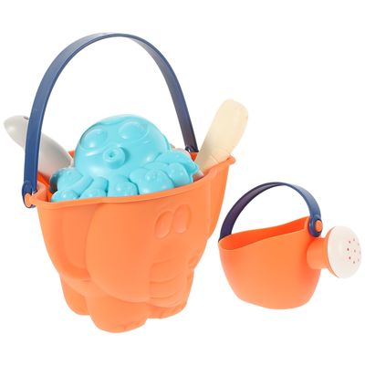 Abaodam Beach Sand Dredging Bucket and Shovel Tools for Outdoor Sandcastle Play Safe Smooth for Boys and Beach Pool Garden Fun Random Color