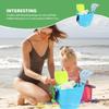 Abaodam Beach Sand Dredging Bucket and Shovel Tools for Outdoor Sandcastle Play Safe Smooth for Boys and Beach Pool Garden Fun Random Color view 4